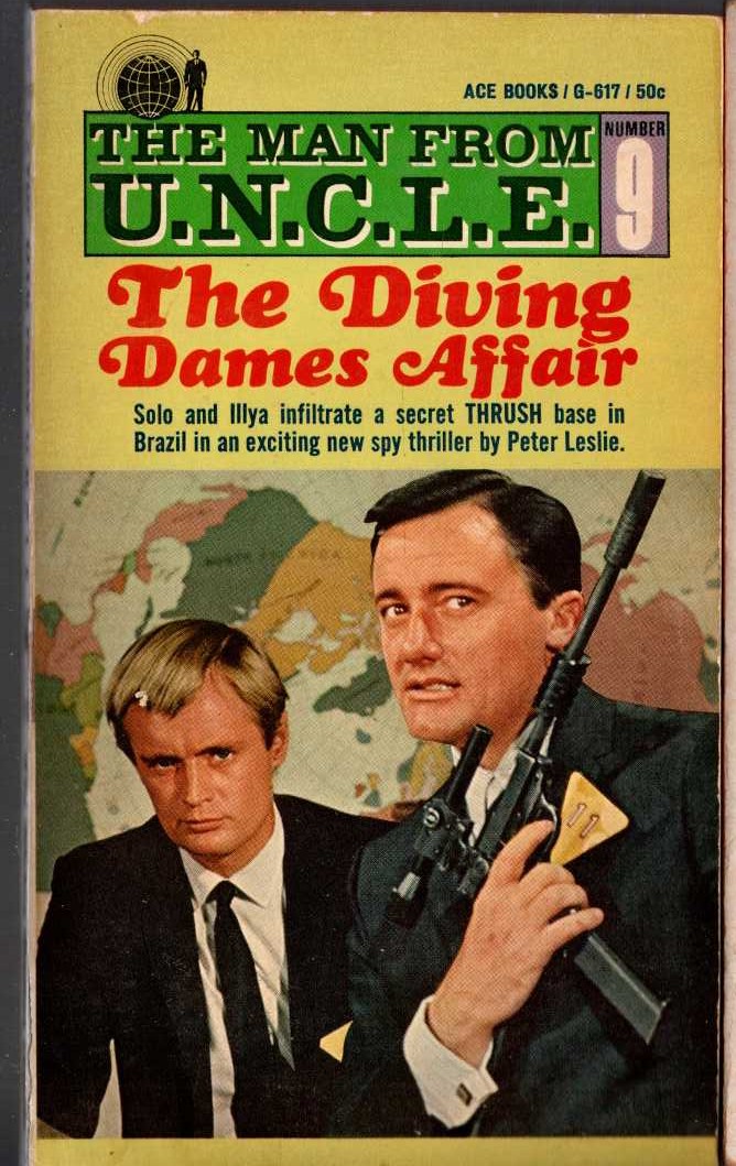 Peter Leslie  THE MAN FROM U.N.C.L.E. (9): The Diving Dames Affair front book cover image