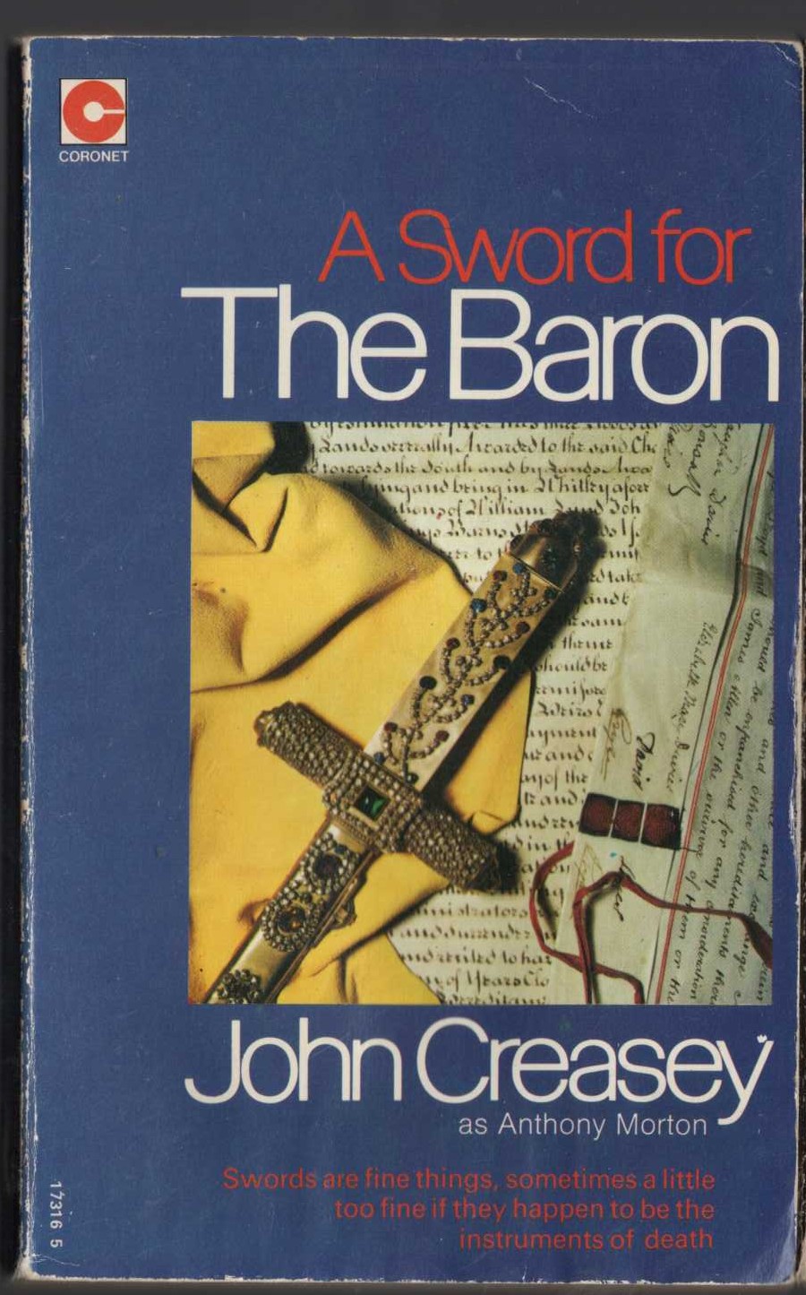 Anthony Morton  A SWORD FOR THE BARON front book cover image