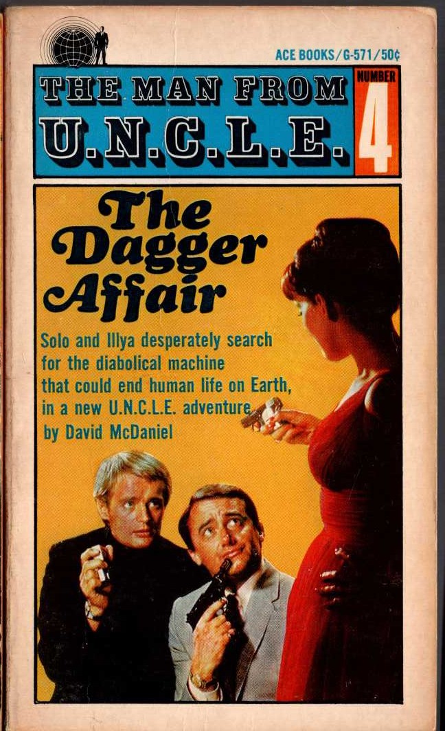 David McDaniel  THE MAN FROM U.N.C.L.E. (4): THE DAGGER AFFAIR front book cover image