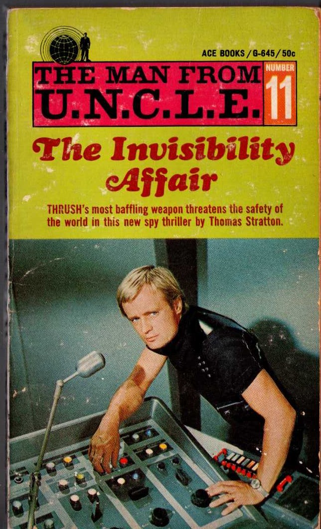Thomas Stratton  THE MAN FROM U.N.C.L.E. (11): THE INVISIBILITY AFFAIR front book cover image