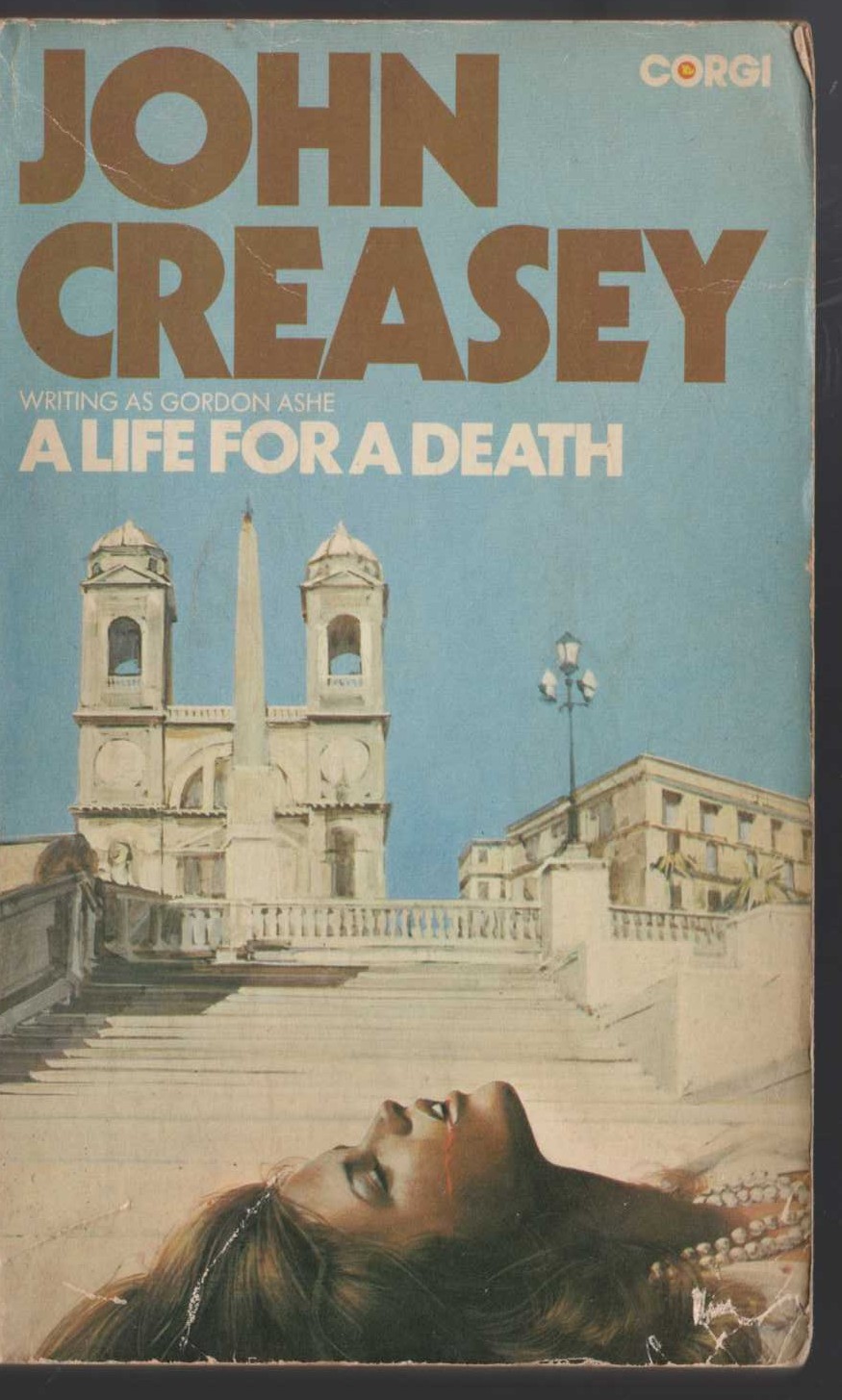 Gordon Ashe  A LIFE FOR A DEATH front book cover image