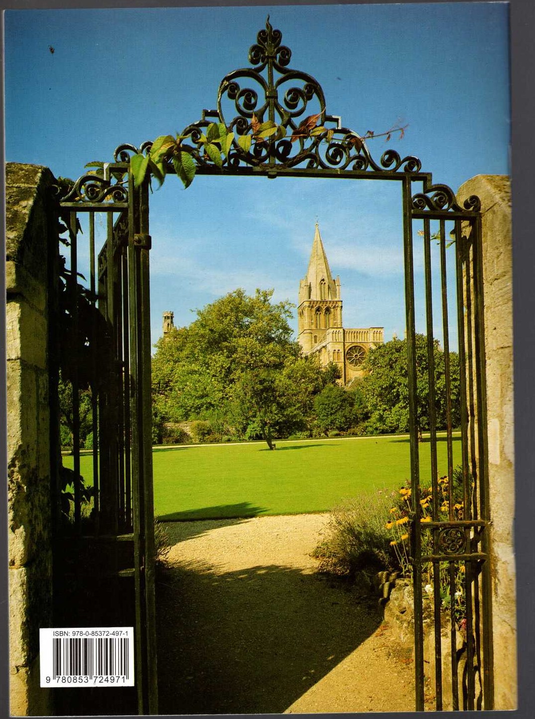 Anonymous   CHRIST CHURCH, OXFORD magnified rear book cover image