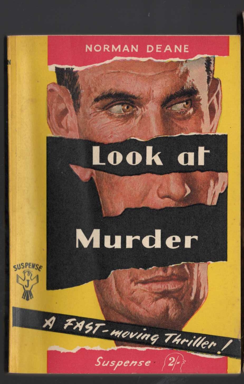 Norman Deane  LOOK AT MURDER front book cover image