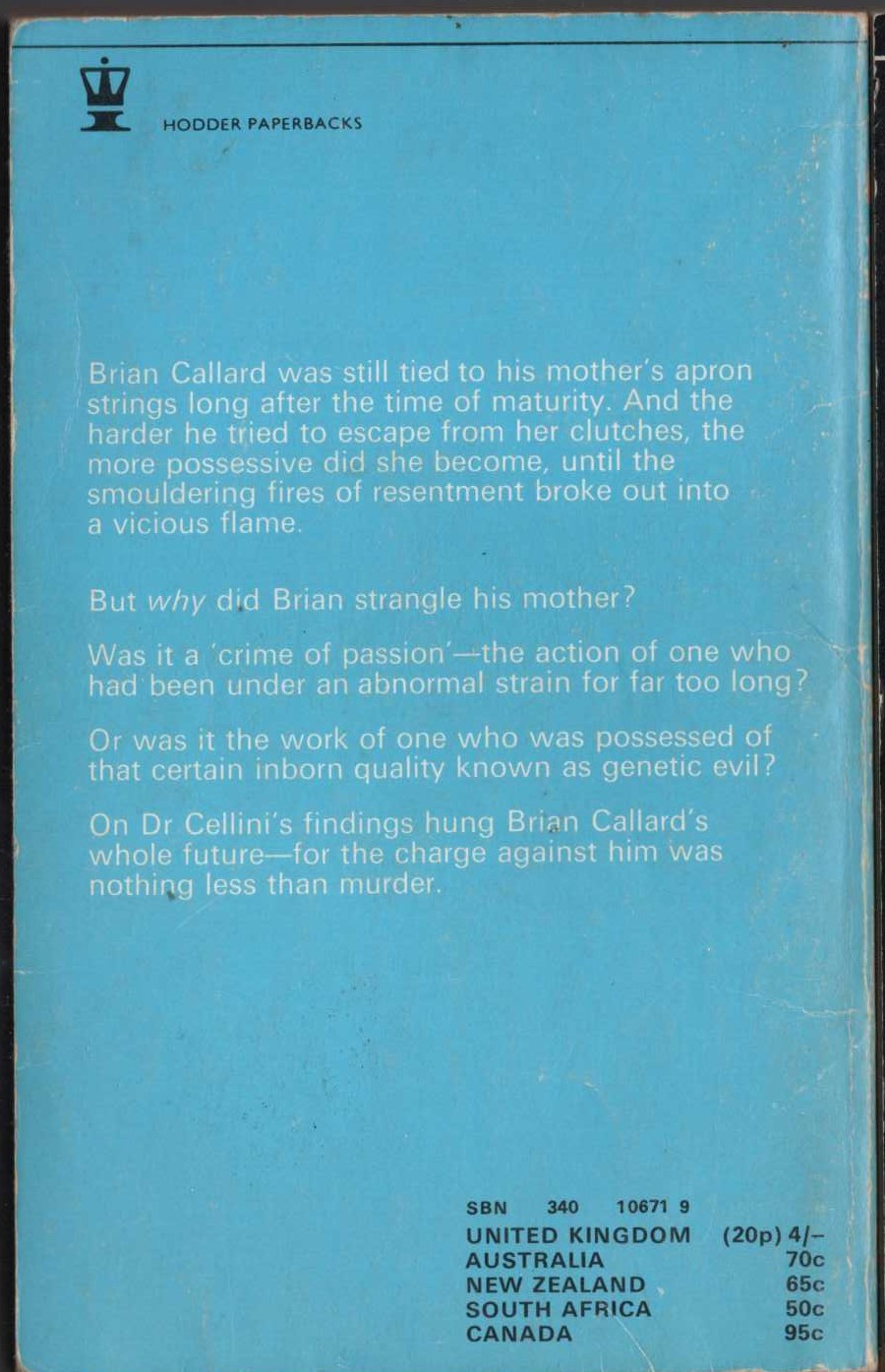 Michael Halliday  SLY AS THE SERPENT magnified rear book cover image