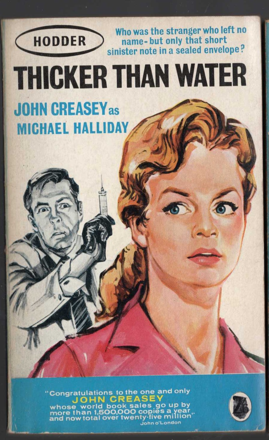 Michael Halliday  THICKER THAN WATER front book cover image