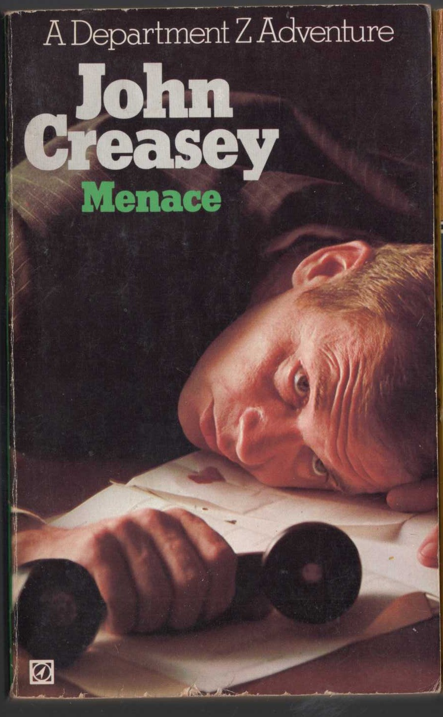 John Creasey  MENACE (Department Z) front book cover image