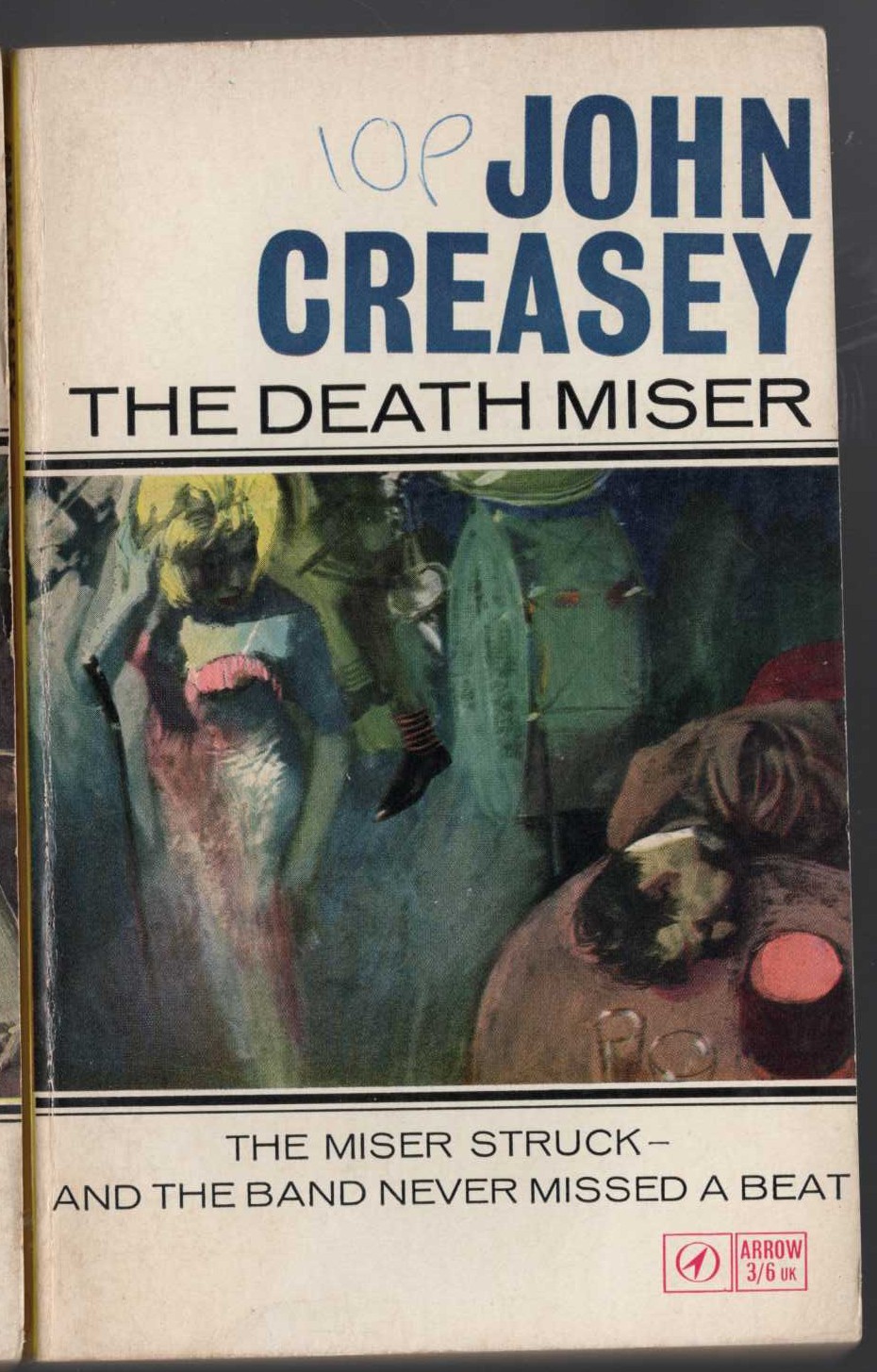 John Creasey  THE DEATH MISER front book cover image