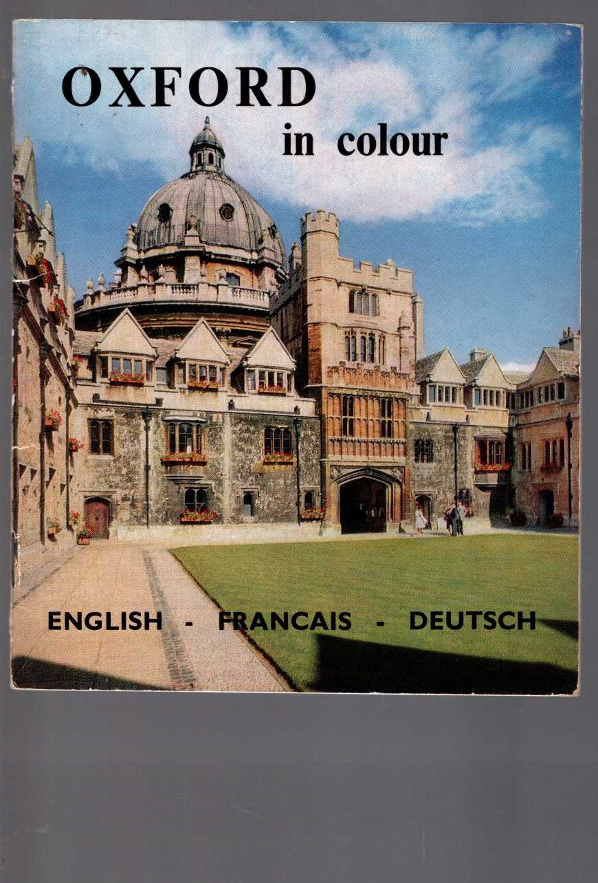 \ OXFORD IN COLOUR by Anonymous front book cover image