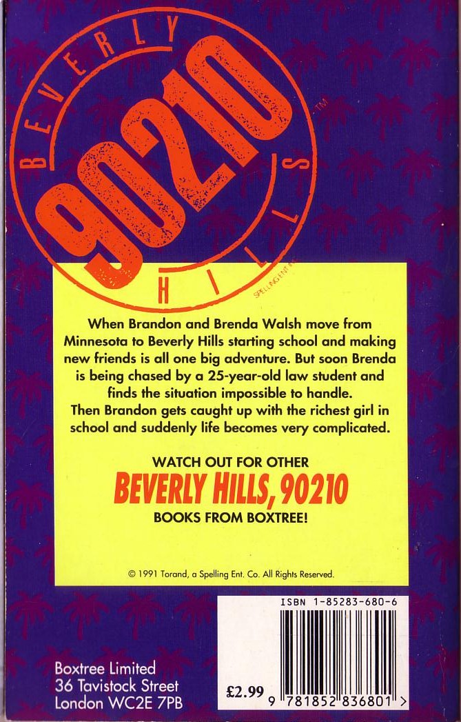 Lawrence Crown  BEVERLY HILLS, 90210: Beginnings magnified rear book cover image