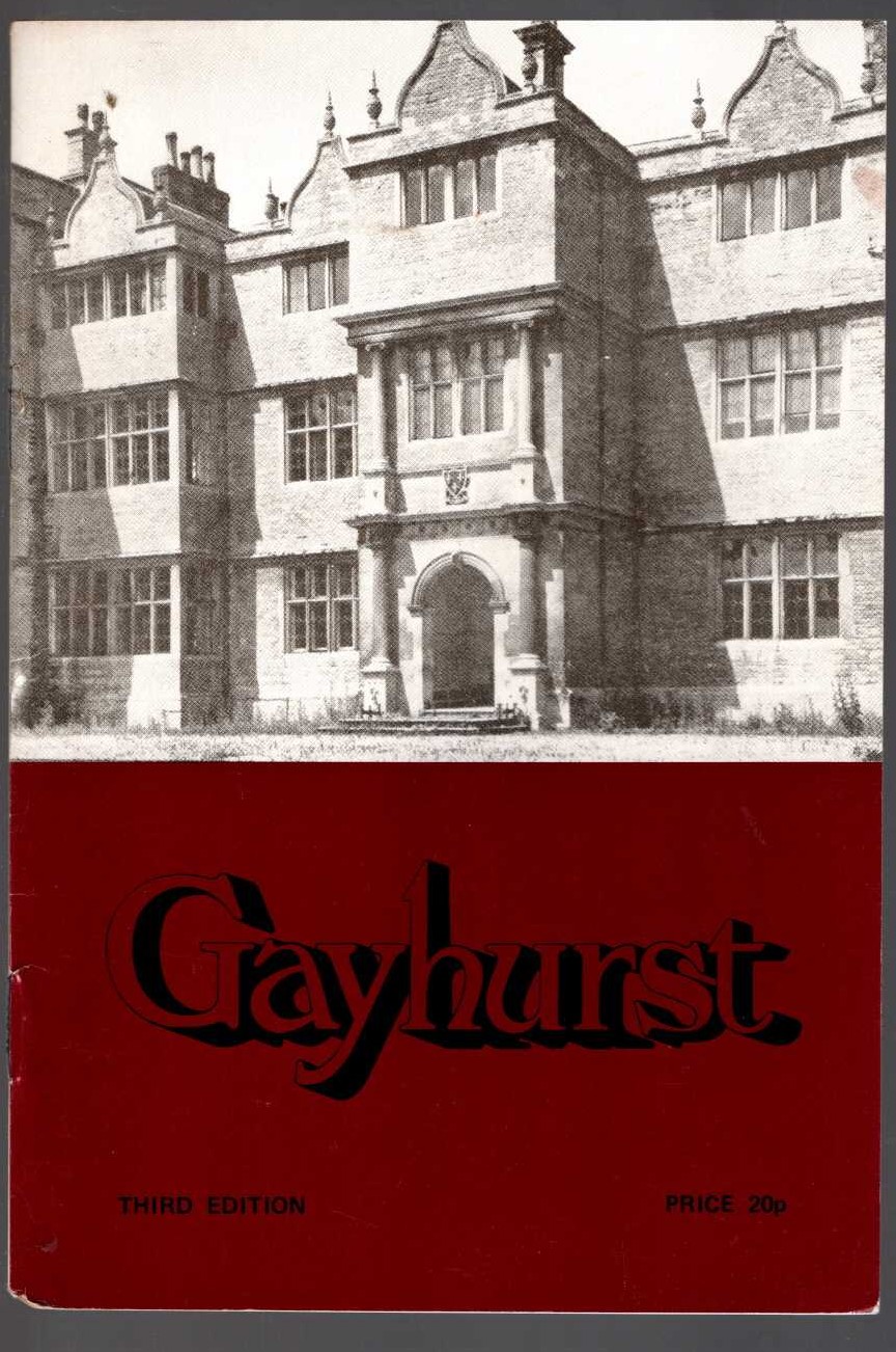 GAYHURST Anonymous front book cover image