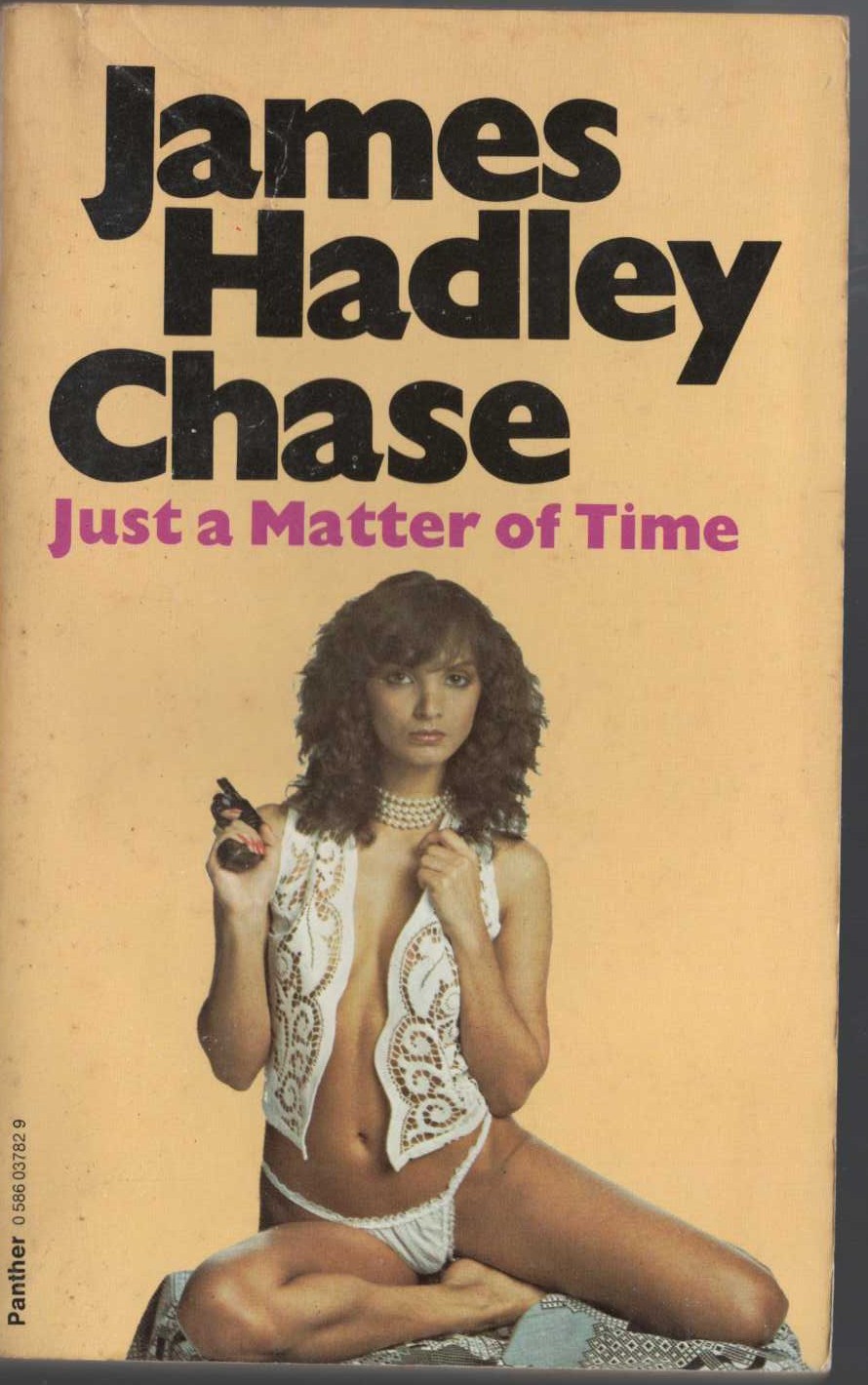 James Hadley Chase  JUST A MATTER OF TIME front book cover image