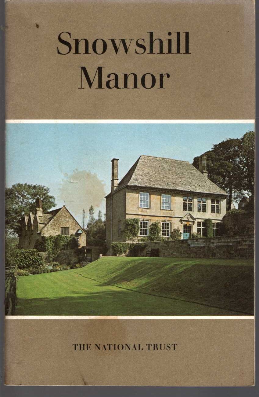 \ SNOWSHILL MANOR by The National Trust front book cover image