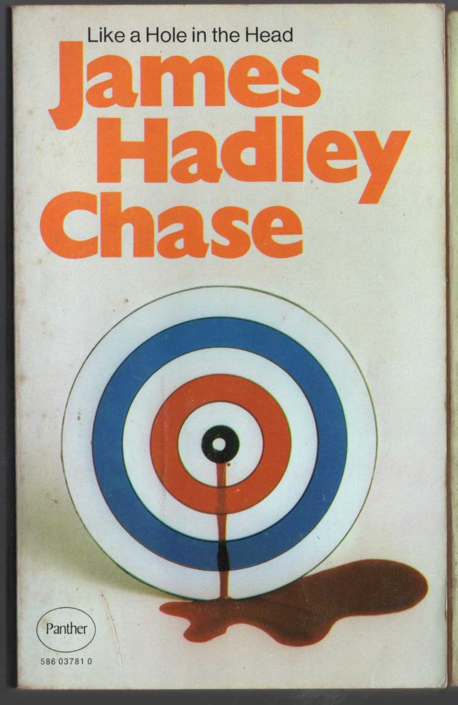 James Hadley Chase  LIKE A HOLE IN THE HEAD front book cover image