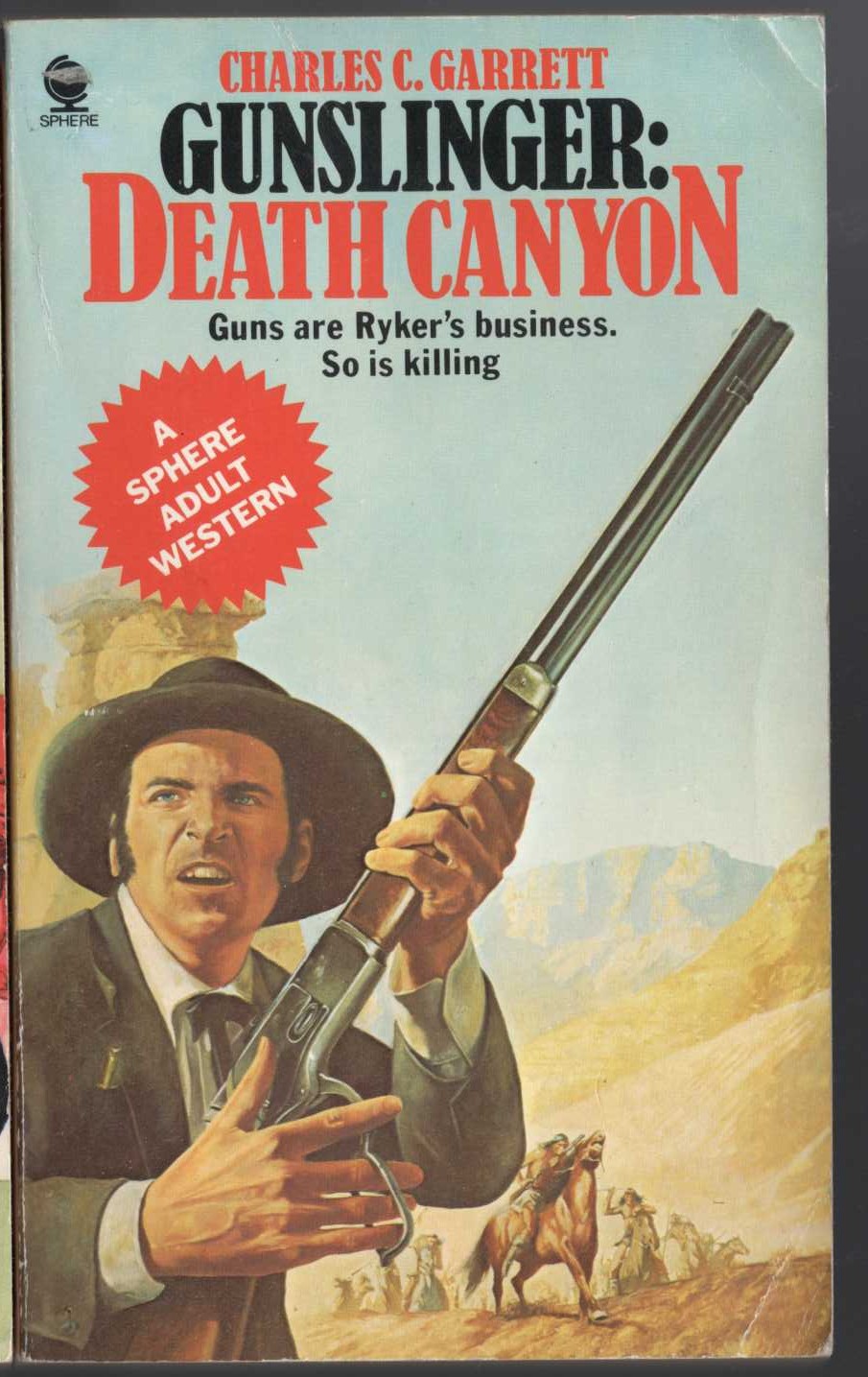 Charles C. Garrett  GUNSLINGER: DEATH CANYON front book cover image