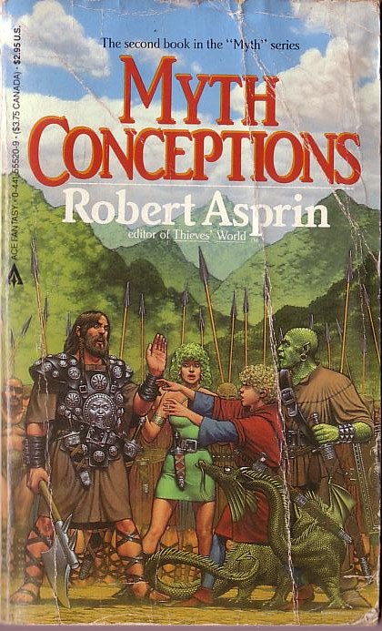 Robert Asprin  MYTH CONCEPTIONS front book cover image