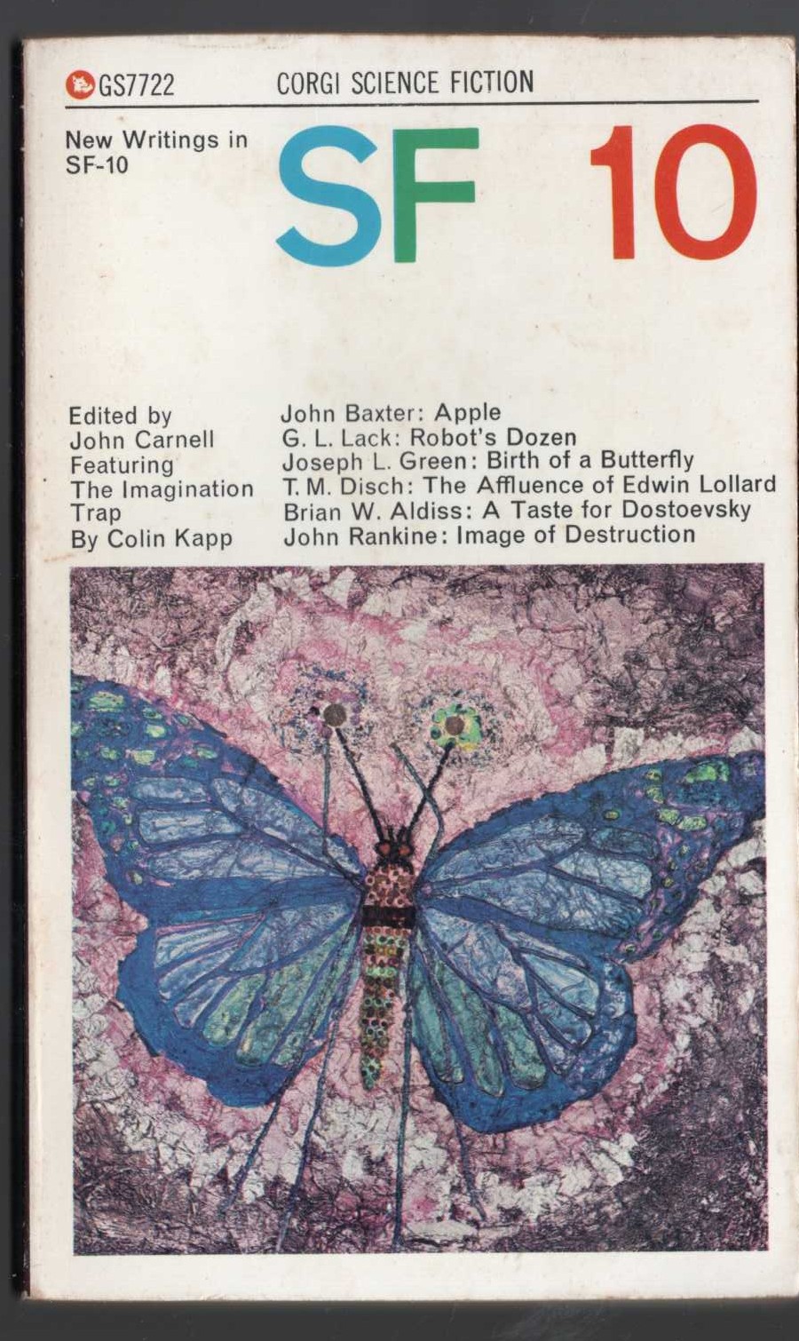 John Carnell (edits) NEW WRITINGS IN SF-10 front book cover image