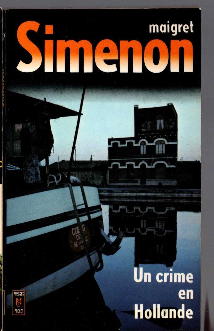 Georges Simenon  UN CRIME EN HOLLANDE front book cover image
