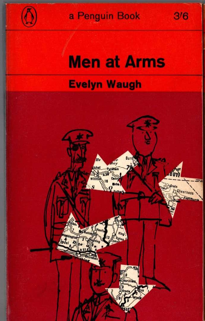 Evelyn Waugh  MEN AT ARMS front book cover image