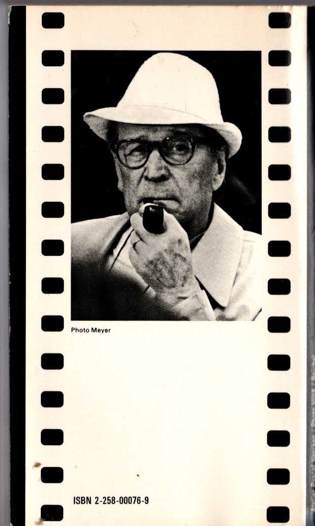 Georges Simenon  L'AMIE DE MADAME MAIGRET magnified rear book cover image