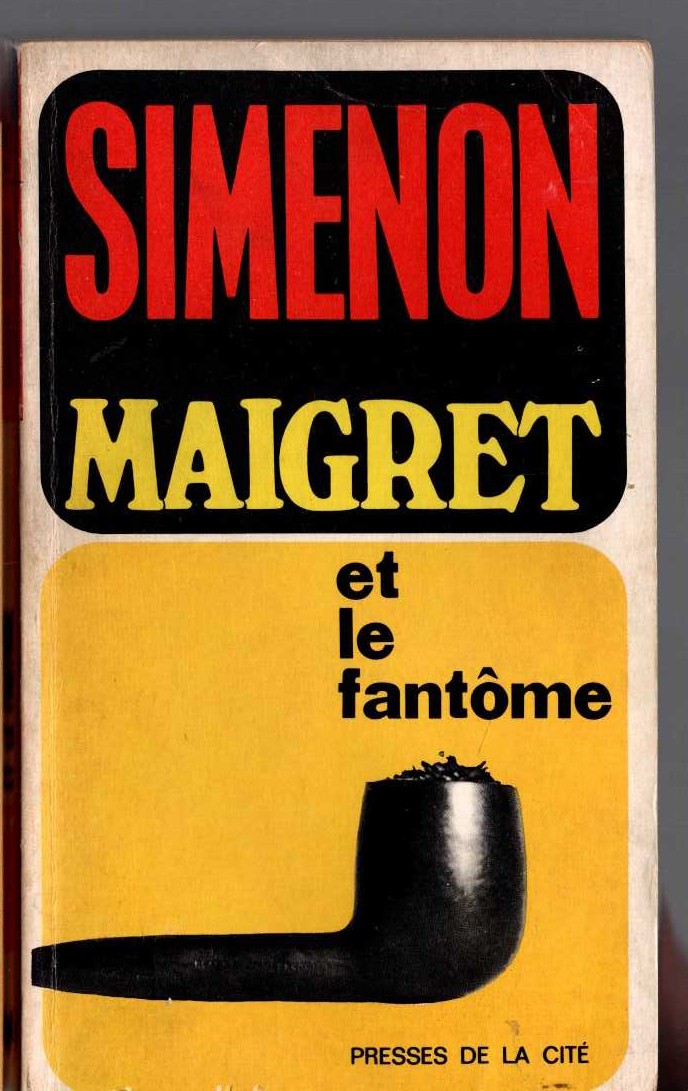 Georges Simenon  MAIGRET ET LE FANTOME front book cover image