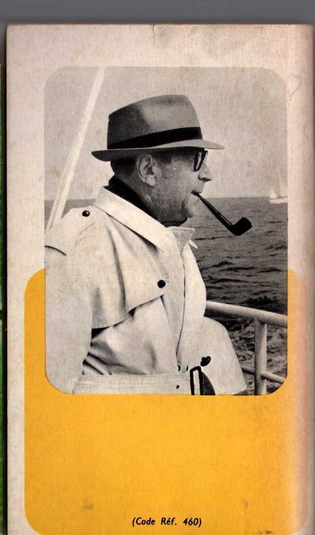 Georges Simenon  MAIGRET ET LE FANTOME magnified rear book cover image