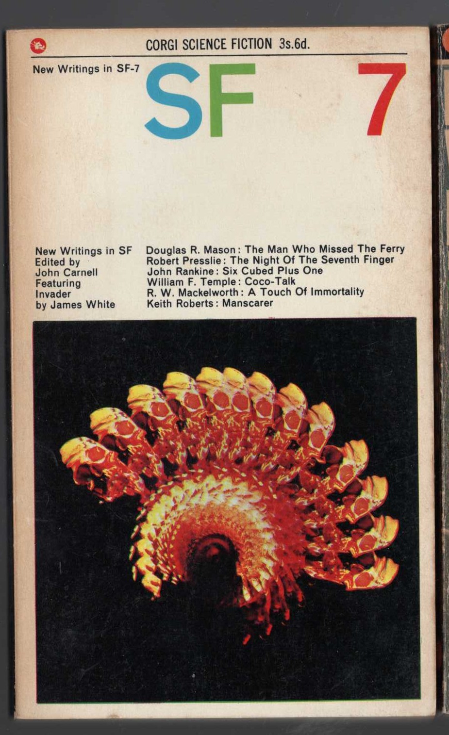 John Carnell (edits) NEW WRITINGS IN SF-7 front book cover image