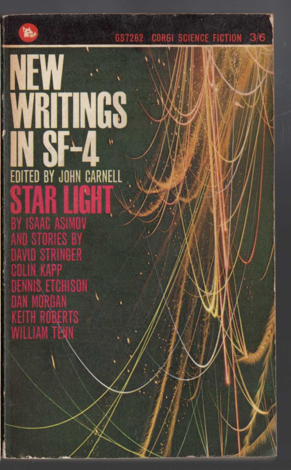 John Carnell (edits) NEW WRITINGS IN SF-4 front book cover image
