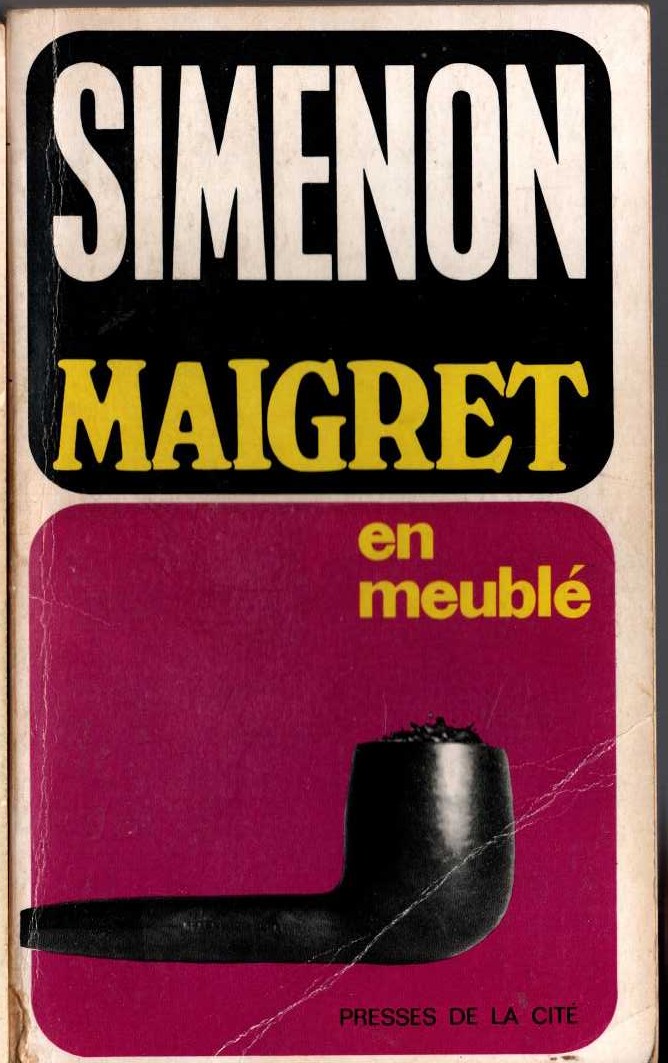 Georges Simenon  MAIGRET EN MEUBLE front book cover image