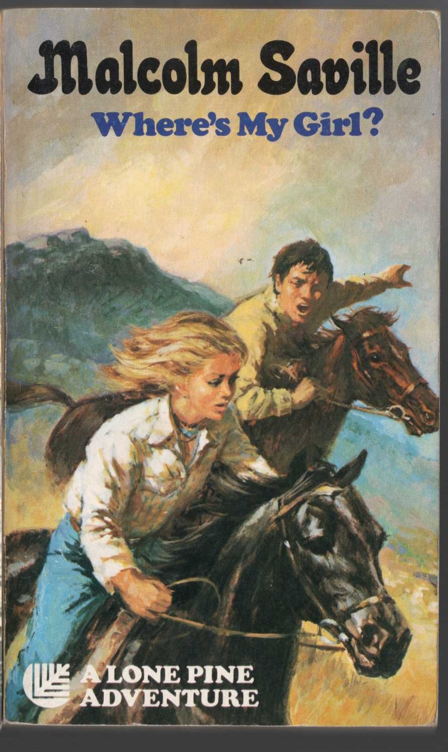 Malcolm Saville  WHERE'S MY GIRL? front book cover image