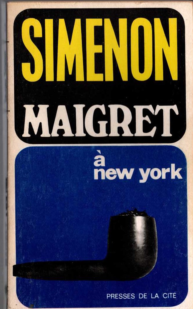 Georges Simenon  MAIGRET A NEW YORK front book cover image