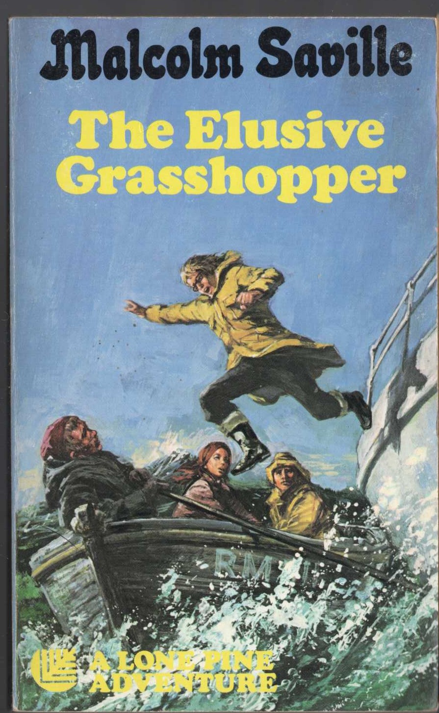 Malcolm Saville  THE ELUSIVE GRASSHOPPER front book cover image