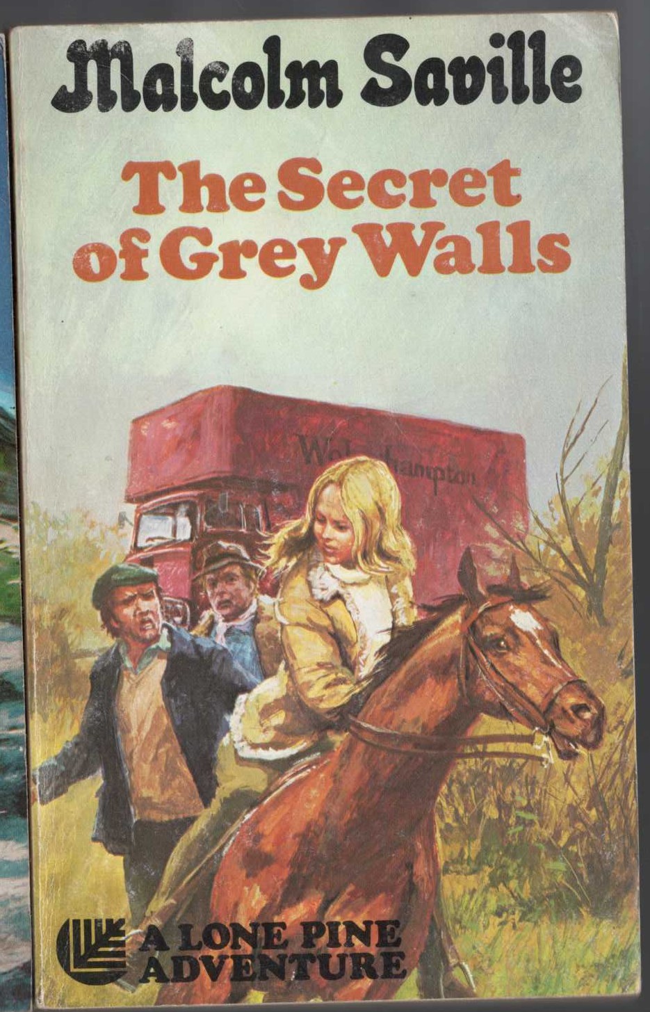 Malcolm Saville  THE SECRET OF GREY WALLS front book cover image