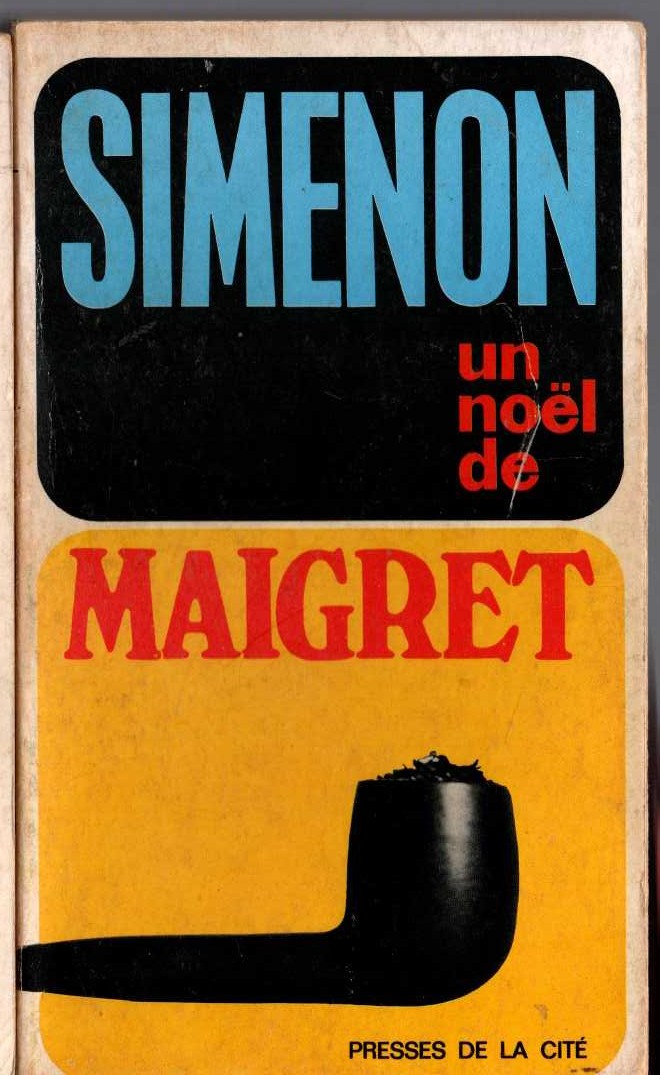 Georges Simenon  UN NOEL DE MAIGRET front book cover image