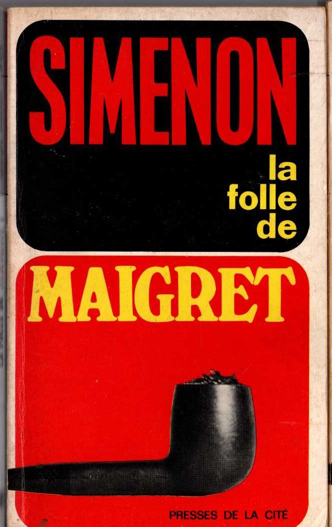 Georges Simenon  LA FOLLE DE MAIGRET front book cover image