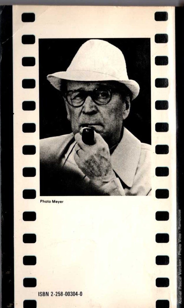 Georges Simenon  LA PATIENCE DE MAIGRET magnified rear book cover image