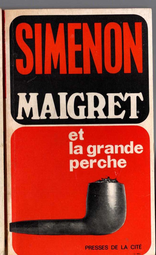 Georges Simenon  MAIGRET ET LA GRANDE PERCHE front book cover image