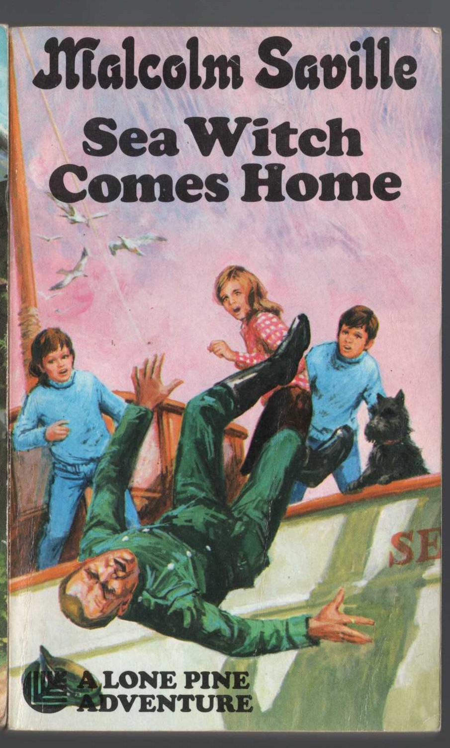 Malcolm Saville  SEA WITCH COMES HOME front book cover image