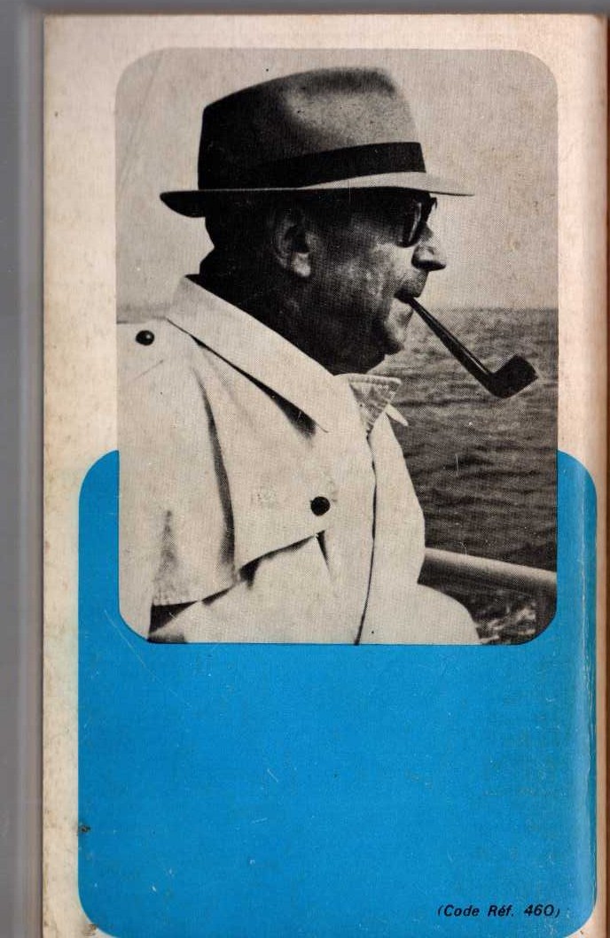 Georges Simenon  LES MEMOIRES DE MAIGRET magnified rear book cover image