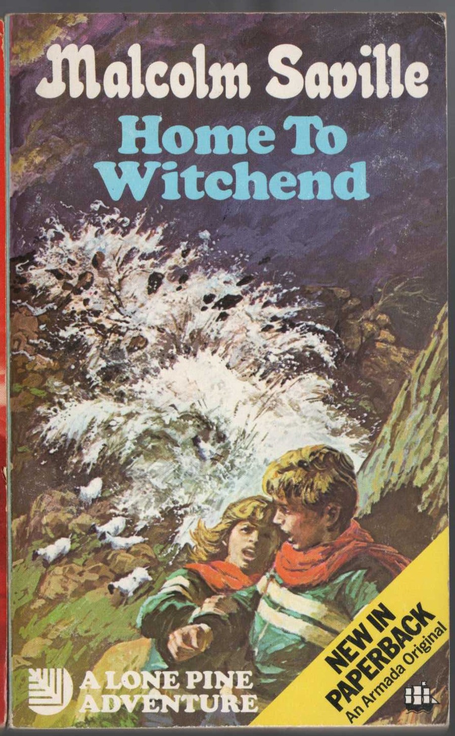 Malcolm Saville  HOME TO WITCHEND front book cover image