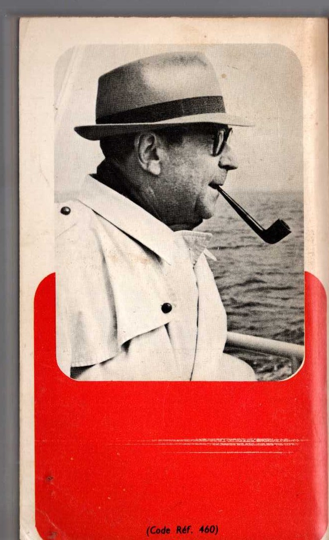 Georges Simenon  MAIGRET A VICHY magnified rear book cover image