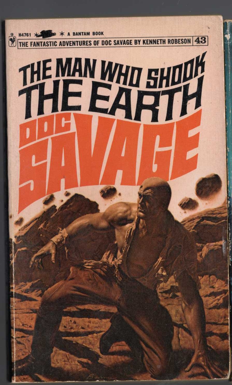 Kenneth Robeson  DOC SAVAGE: THE MAN WHO SHOOK THE EARTH front book cover image