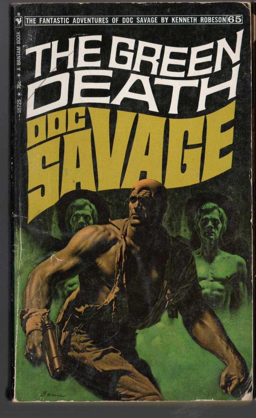 Kenneth Robeson  DOC SAVAGE: THE GREEN DEATH front book cover image