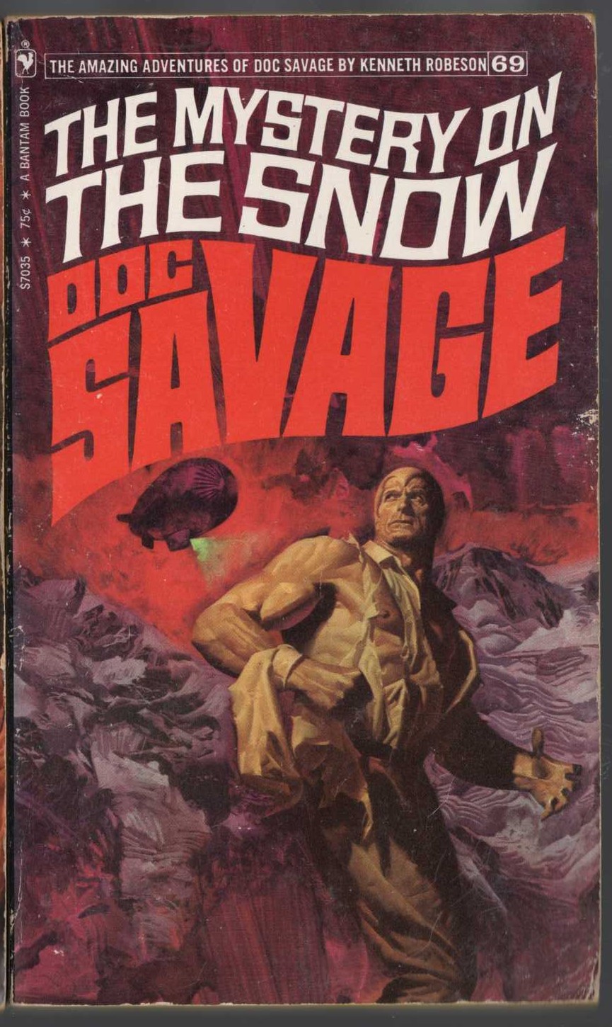 Kenneth Robeson  DOC SAVAGE: THE MYSTERY ON THE SNOW front book cover image