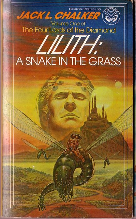 Jack L. Chalker  LILITH: A SNAKE IN THE GRASS front book cover image