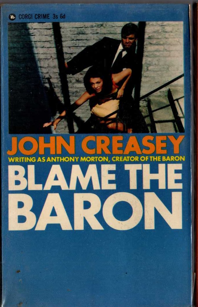 Anthony Morton  BLAME THE BARON front book cover image