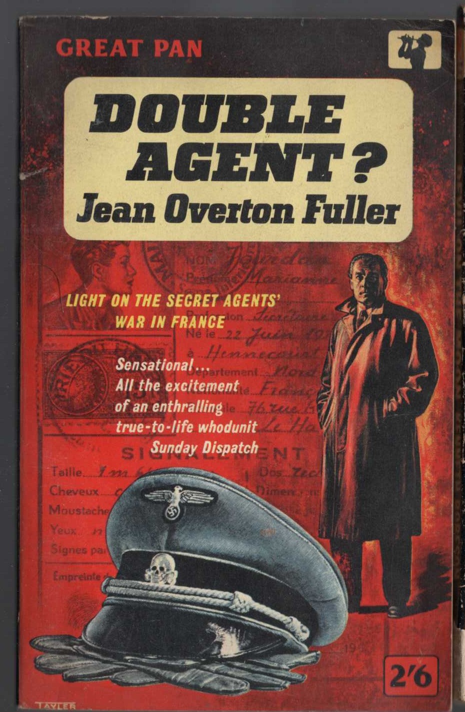 Jean Overton Fuller  DOUBLE AGENT? front book cover image