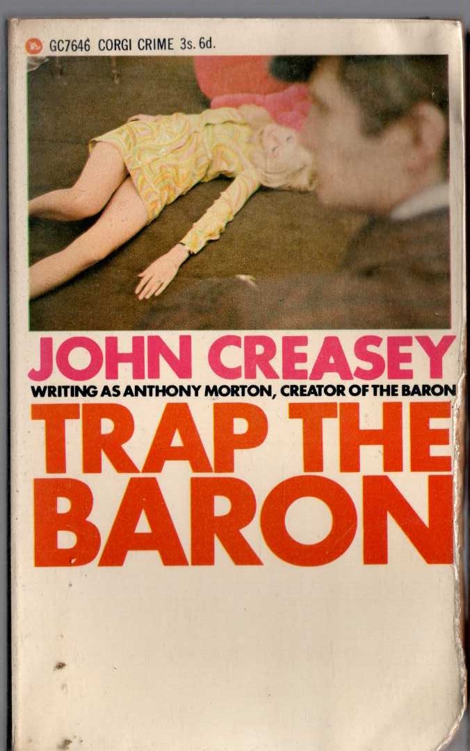 Anthony Morton  TRAP FOR THE BARON front book cover image