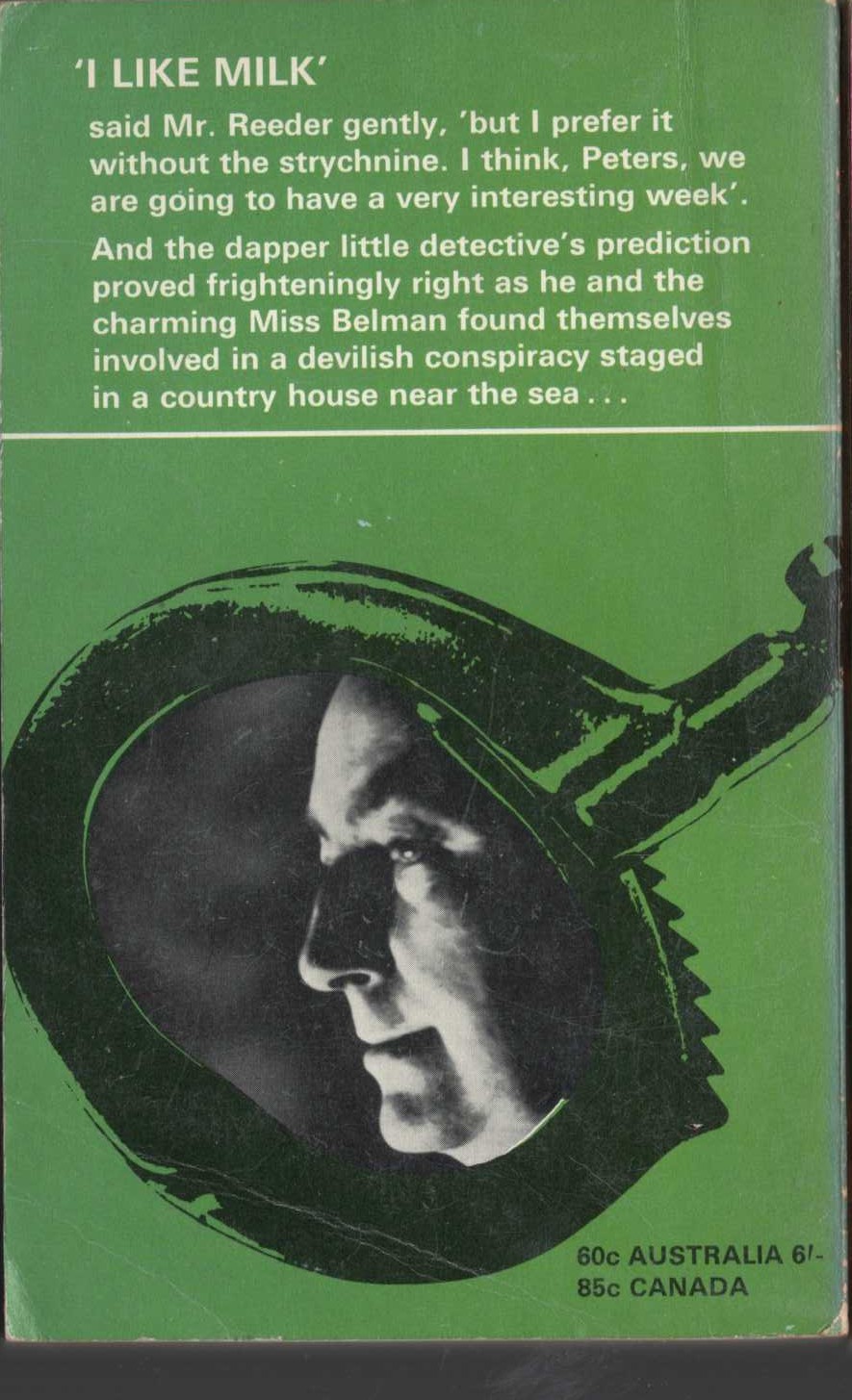 Edgar Wallace  TERROR KEEP magnified rear book cover image