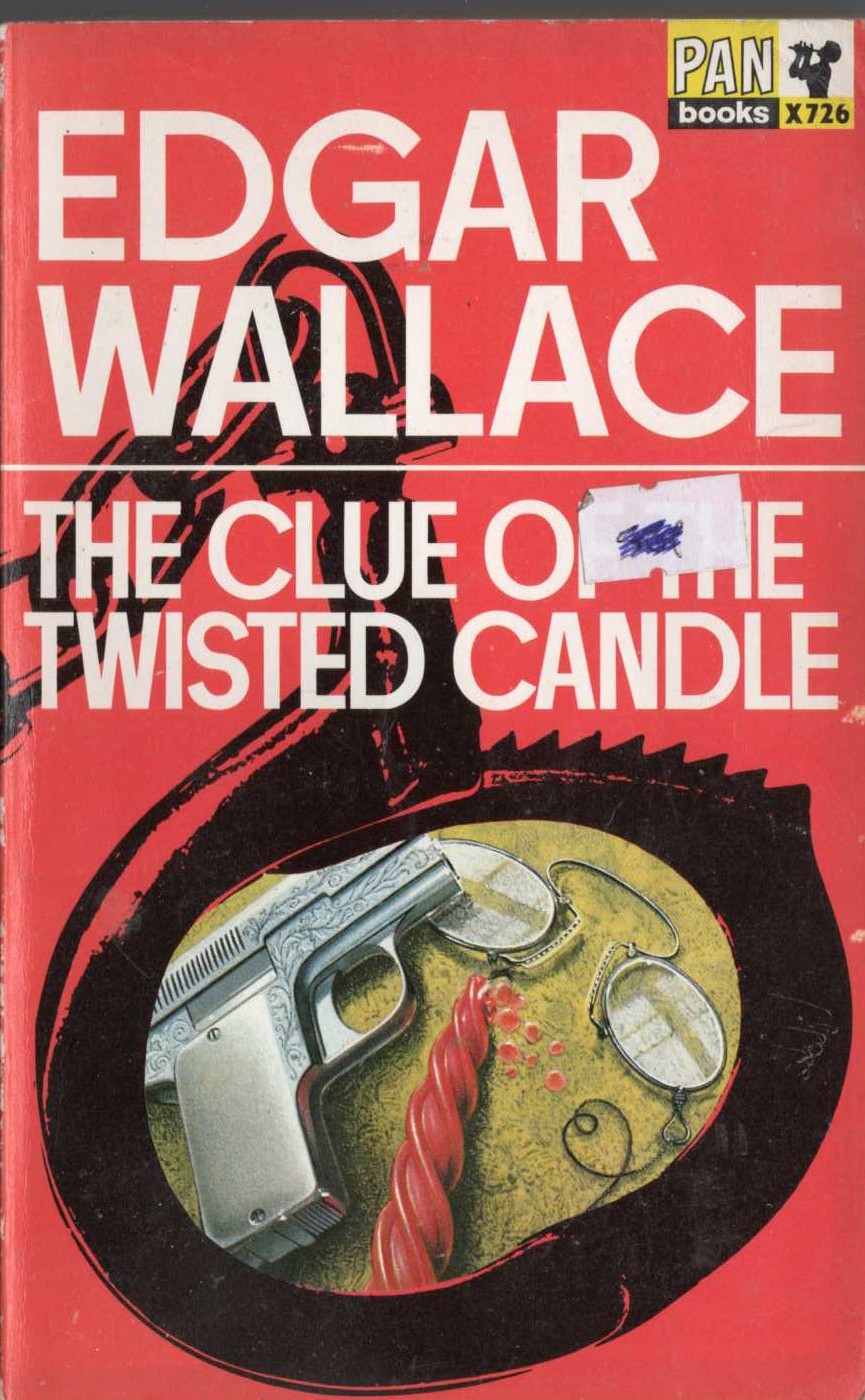 Edgar Wallace  THE CLUE OF THE TWISTED CANDLE front book cover image