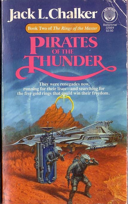 Jack L. Chalker  PIRATES OF THE THUNDER front book cover image